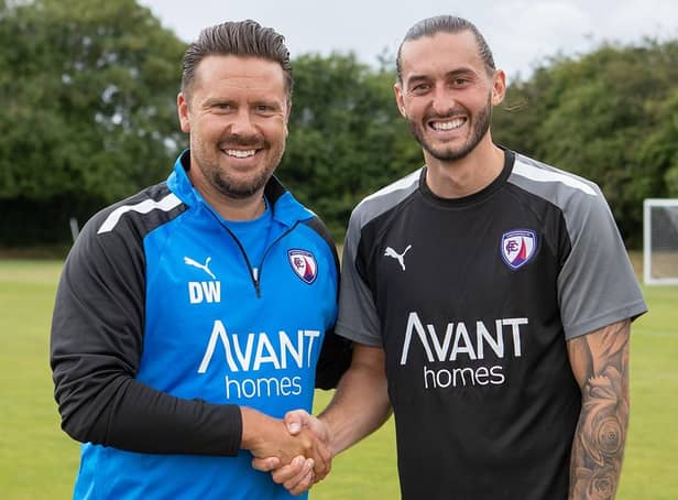 Ollie Banks is back at the Spireites. Picture: Tina Jenner.