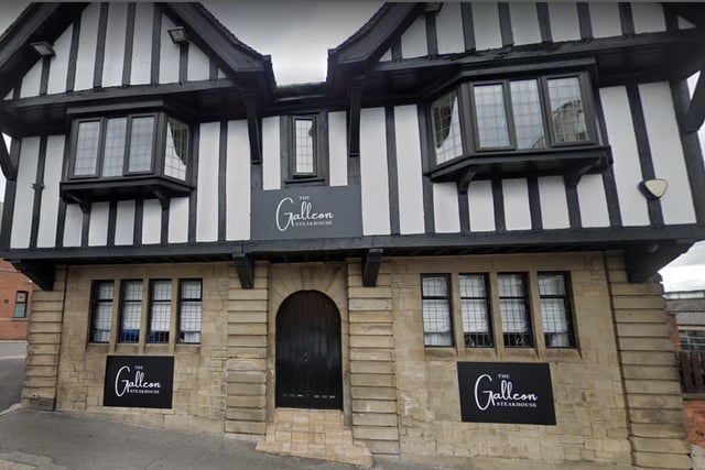 The Galleon Steakhouse on St Mary's Gate has a 4.4/5 rating from 616 Google reviews - impressing customers with their “great burgers.”