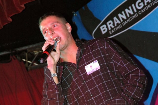 Lee Tomas - Club Idol 2004 runner-up, Brannigans