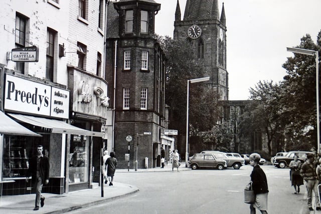 The old Preedy's shop on Burlington St in 1966.