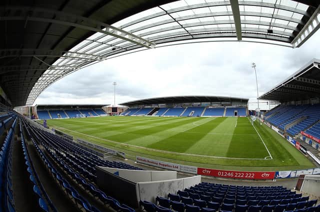 Chesterfield's match against Gateshead on Saturday has been postponed following the death of Queen Elizabeth II.