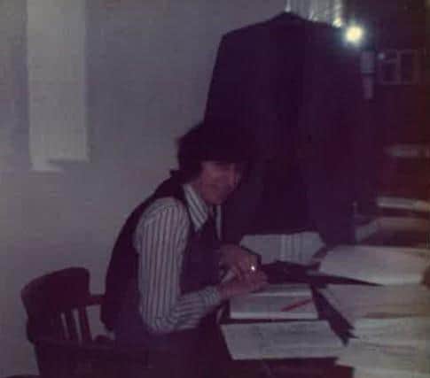 Andrew at his desk back in 1979