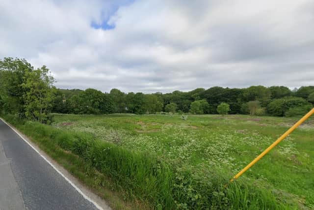 The proposed site of 57 homes off Jacksons Ley in Middleton by Wirksworth. Image from Google.