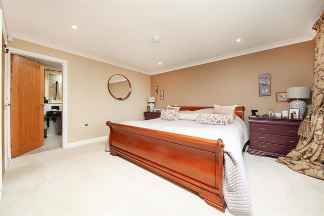 All five bedrooms are generously proportioned.