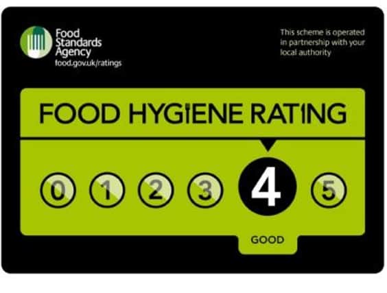 A Chesterfield takeaway has been handed a new four-out-of-five food hygiene rating.