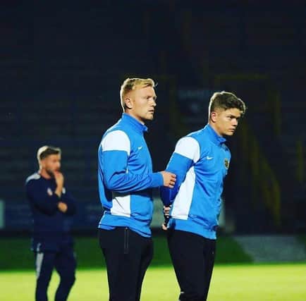Jordan Burrow (left) and Joe Tomlinson will head up the new U21 side next season.