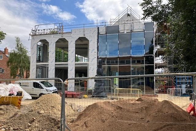 Duffield Library Derbyshire town’s new library building takes shape under £25.2m ...