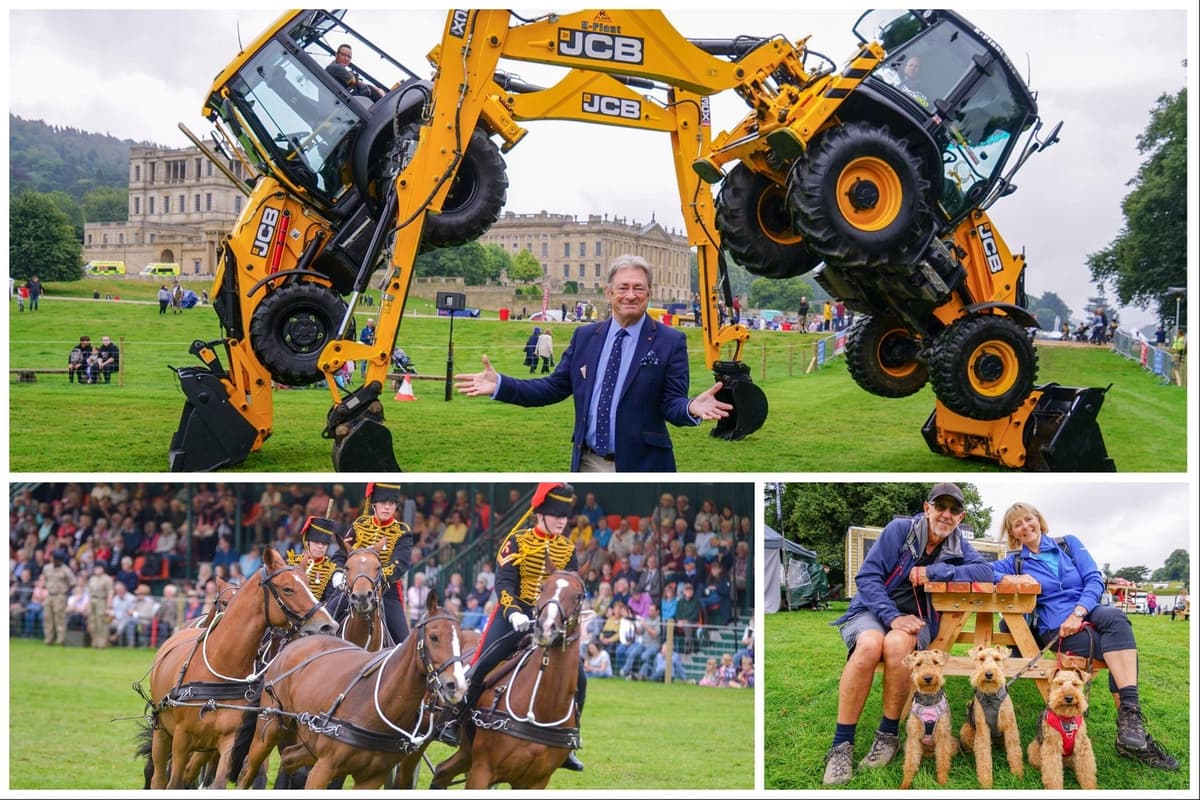 Diggers Displays Thousands flock to Chatsworth Country Fair to see celebrities Mary ...