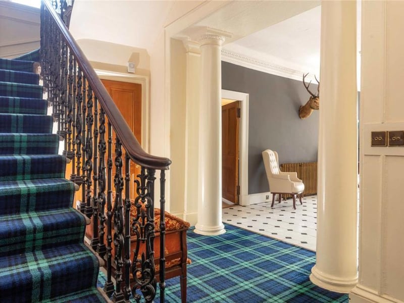 Inner hallway and staircase.