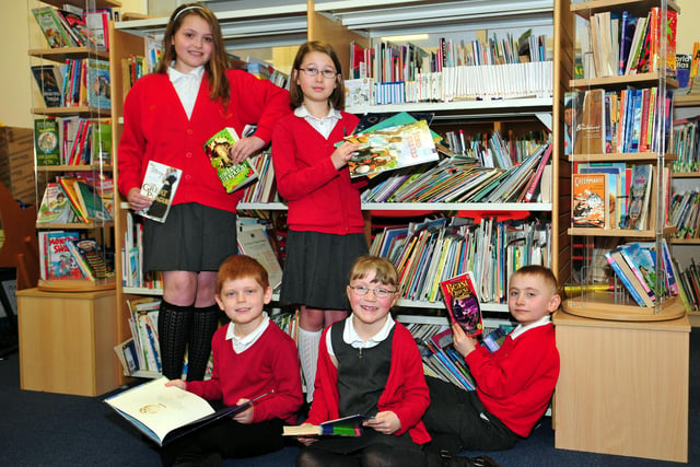 St. Aidans primary school pupils are pictured reading books six years ago but can you spot someone you know in this picture?