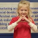 Leigha-Mae Stones, from Newbold,  had open-heart surgery in 2021. Children at Newbold Church School, where Leigha-Mae is in Year 3, will be raising money for the Children's Heart Surgery Fund on Friday.