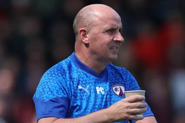 Chesterfield manager Paul Cook. (Photo by Alex Livesey/Getty Images)