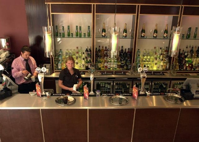 Hide is the name of this cafe/bar which opened in 2003. The then manager Paul Cook is photographed behind the bar.