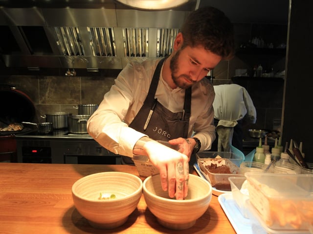 Jöro, at Shalesmoor, is led by Luke French, described by the Michelin Guide as a 'keen chef-owner'. "Tasting menus draw on a mix of modern British, New Nordic and Asian cuisine and feature some unusual flavour combinations," the guide says.