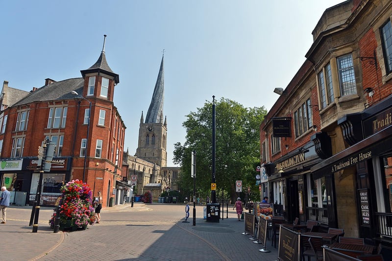 Central Chesterfield and Stonegravels are also featured, with a rise of 2.9%.