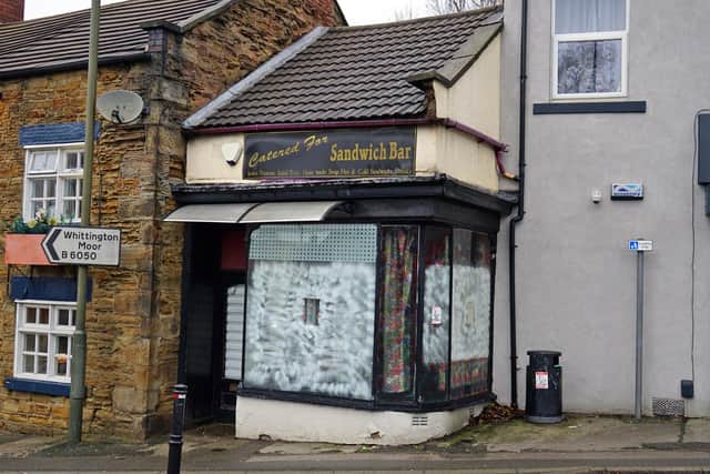 Neil Angus will create a cafe and restaurant selling plant-based food at this former sandwich shop on Church Street, Brimington.