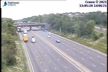 All lanes at junction 30 on the M1 northbound have now reopened.