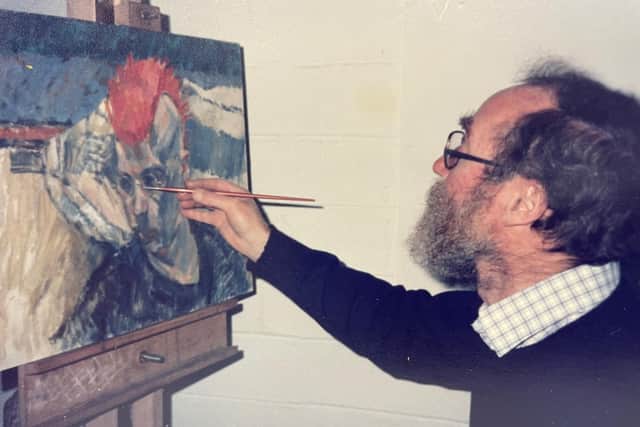 Don Yarrington created the portraits of art students when he was the Head of Fine Art and later Acting Principal of Chesterfield College of Art in the 1970s and 80s