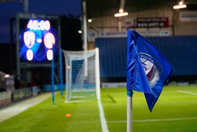 Chesterfield's Technique Stadium was empty for the first game of the season on Tuesday night due to Covid-19 regulations.