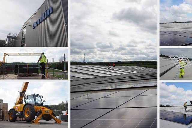 Solar Panel Installation at AVK UK Ltd, Staveley site, Chesterfield