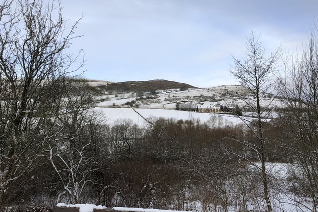 The snow-capped upper reaches of Lantern Pike, near Hayfield, are snapped here by regular contributor John Moss.
