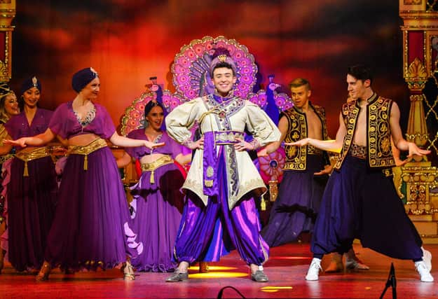 Could you child light up the stage in Derby like the panto Aladdin did in 2022? (photo: Robert Day)
