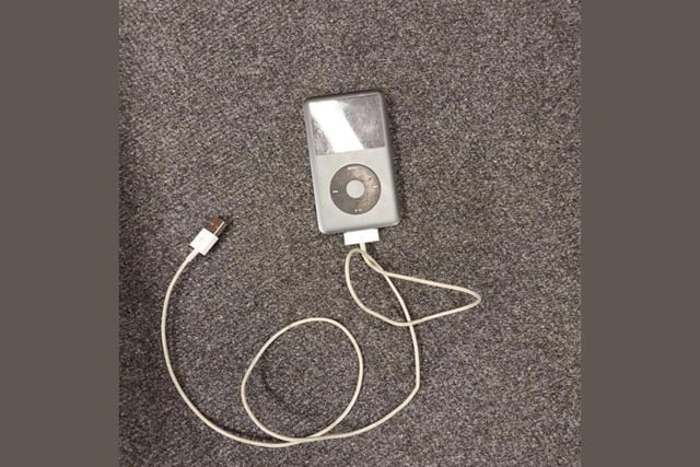 An Mp3 player with a cable is also looking for its owner.