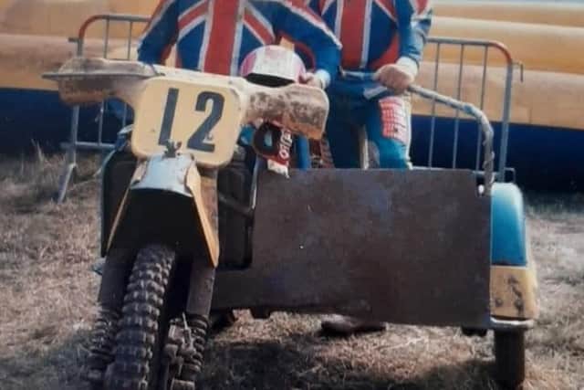 Derbyshire car mechanic Keith Melland competed for the Sidecarcross GB team but sadly lost his battle against an aggressive tumour in February 2021.