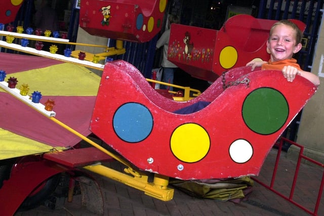 Michael Chester, aged six, of Stainforth enjoyed a fairground ride twenty years ago