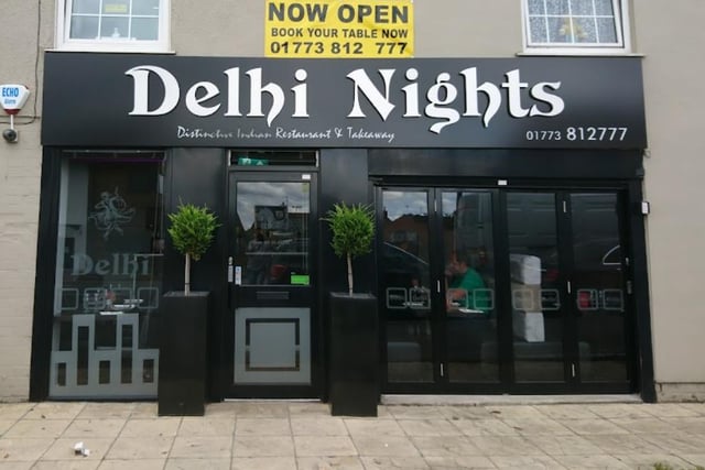 Delhi Nights, 124 The Common, South Normanton, Alfreton DE55 2EP. Rating: 4.4/5 (based on 148 Google Reviews). "Absolutely brilliant restaurant! Friendly and polite staff and the food is excellent."