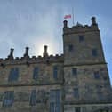 Can you see the 'spooky figure' that Nicki and Adam claim they captured in one of the windows in Bolsover Castle?