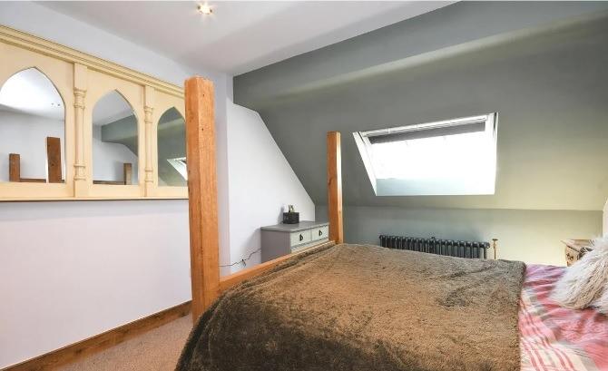 All three bedrooms are on the first floor where there is also a family bathroom and an ensuite.