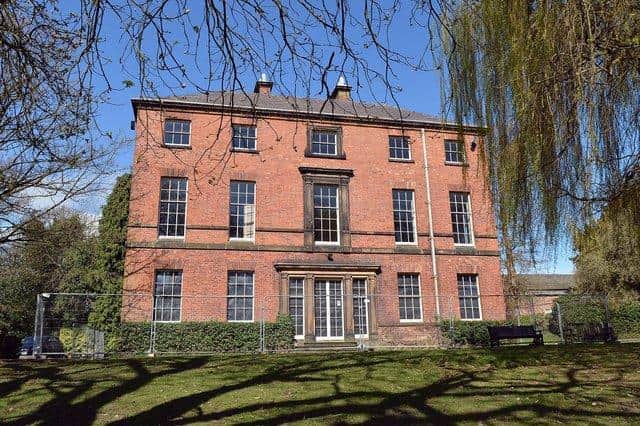Tapton House, Chesterfield, is owned by the borough council but is currently empty.