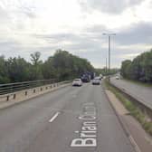 A52 Brian Clough Way Westbound  in Sandiacre is currently closed between M1 J25 (Nottingham / Derby, Sandiacre) and Victoria Avenue (Ockbrook turn off, Borrowash).