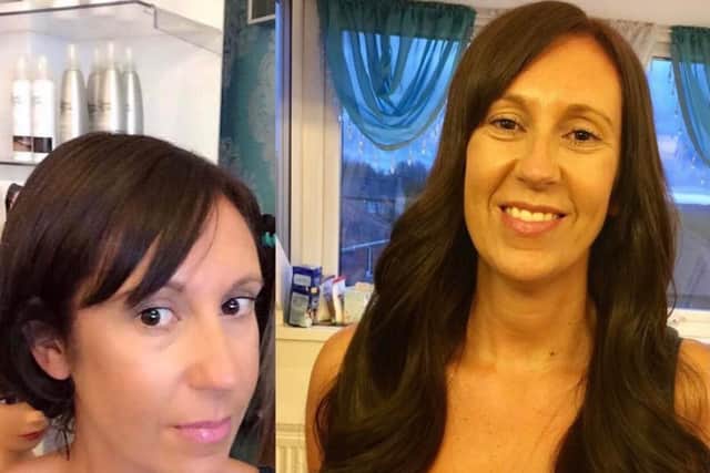 Customer Helen Brown after one of Amanda's transformations