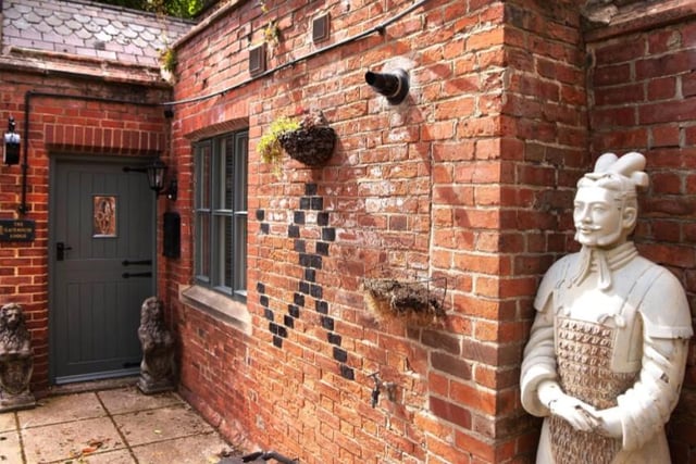 The welcoming entrance to the cottage which has been the most viewed property in Washington since it went up for sale. 
Image by Gordon Lamb/Zoopla.