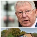 Sir Alex Ferguson was spotted at the Dronfield restaurant.