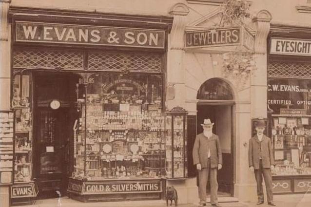The original owners, W Evans and his son.