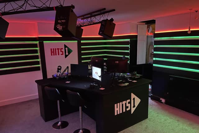 HITS1 Radio station's third and latest studio in Chesterfield town centre.