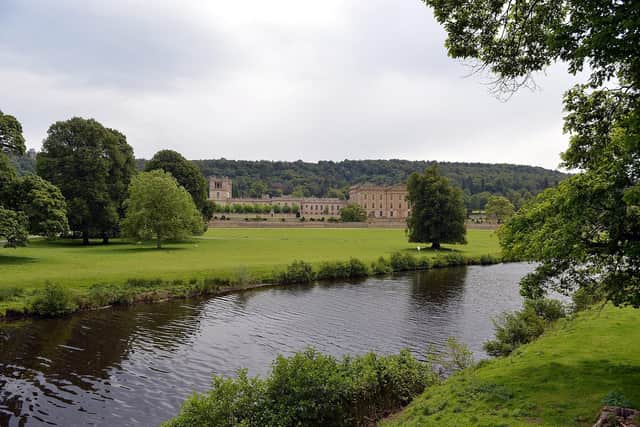 Police fined a group who gathered at Chatsworth House for a barbecue.