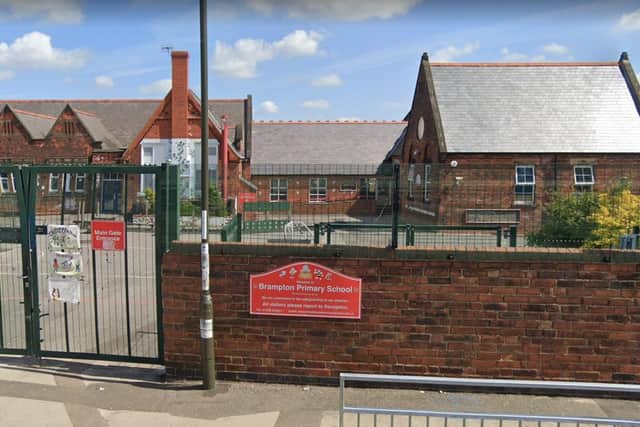 Brampton Primary School has a defecit of £67,915. Photo: Google