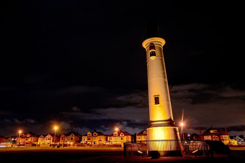 Previously seen as a beacon of hope to those out at sea, the White Lighthouse was lit up to pay tribute.