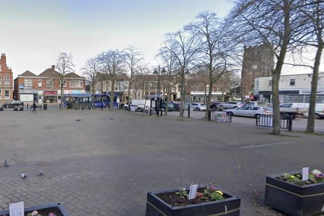 The incident occurred on Heanor’s Market Place.