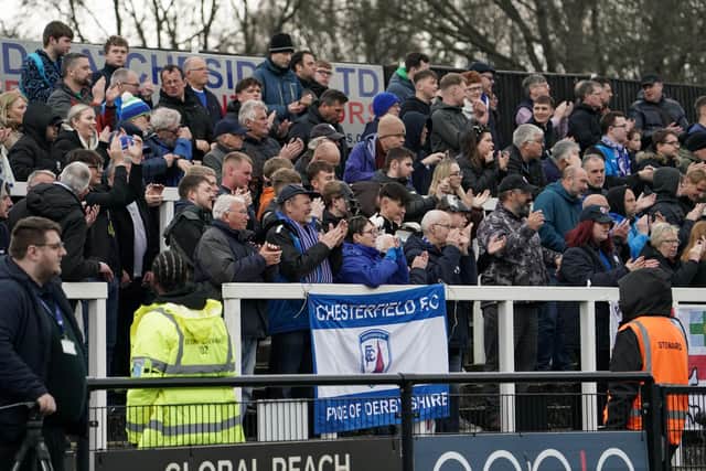Chesterfield will face either Woking or Bromley in the play-off semi-final on Sunday. Picture: Ellie Hoad/Every Second Media.
