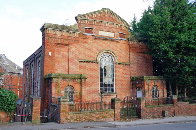 The former chapel on Brewery Street, which is a Grade II listed building, is another vacant site in Chesterfield town centre.
