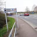 The proposed Chesterfield to Staveley bypass scheme, which has been scrapped, had been planned to begin At The Sainsbury's Roundabout, in Chesterfield.