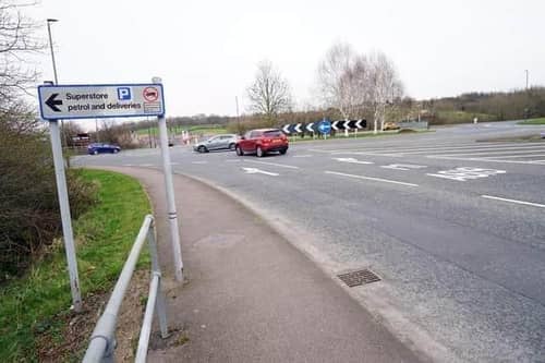 The proposed Chesterfield to Staveley bypass scheme, which has been scrapped, had been planned to begin At The Sainsbury's Roundabout, in Chesterfield.