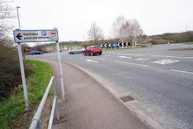 The proposed Chesterfield to Staveley bypass scheme, which has been scrapped, had been planned to begin at the Sainsbury's roundabout in Chesterfield.