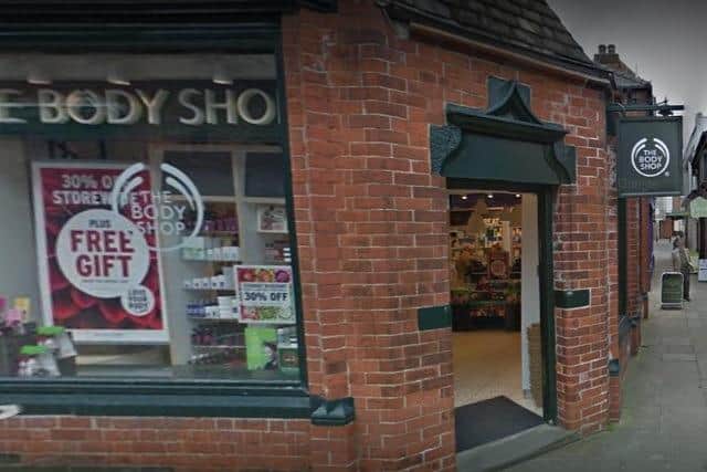 The Body Shop has outlets on Irongate, Chesterfield and at East Midlands Designer Outlet in South Normanton.