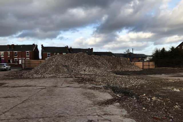 The former derelict Chesterfield site, which attracted antisocial behaviour, is to be transformed into a care home and apartment block.